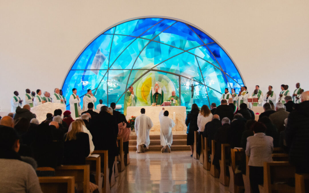 Celebration in Loppiano, contemplating Mary, for the inauguration of the Jubilee Year